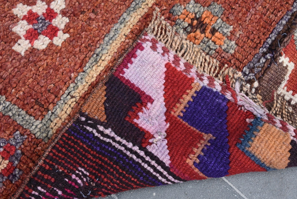 Rustic Rug Turkish Rug Bohemian Rug Vintage Rug Brown Rug Etsy