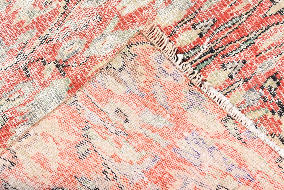 Turkish Rug Decorative Rug Red Rug Area Rug Rustic Decor Etsy