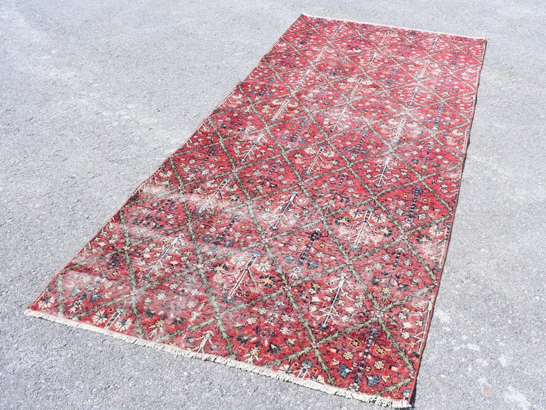 Turkish Rug Runner Vintage Rug Oriental Rug Hallway Rug Etsy