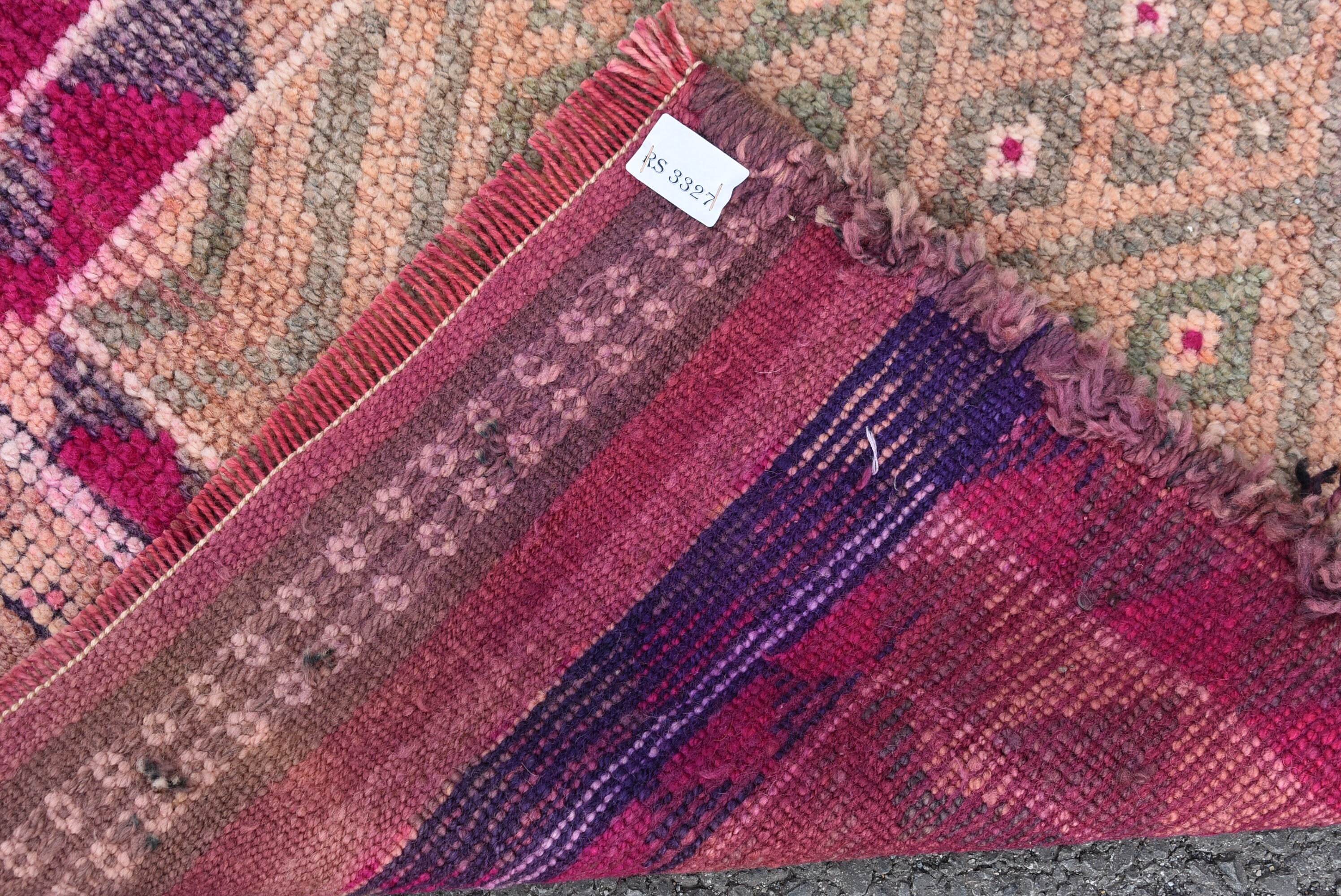 Oushak Rug Hallway Rug Floor Rug Decorative Rustic Rug 2.6 X Etsy