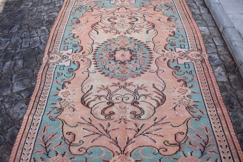 Bedroom Rug Turkish Rug Pale Color Rug Organic Wool Rug Cod5209 Vintage Area Rug Aztec Rug rustic decor 5.4 x 8.3 Ft Oriental Rug