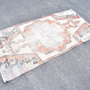 Vintage rug, Oushak rug, Turkish rug, Rustic decor, 3.2 x 6.1 ft Anatolian rug, Boho decor rug, Oriental rug, Wool rug, Area rug RS8851