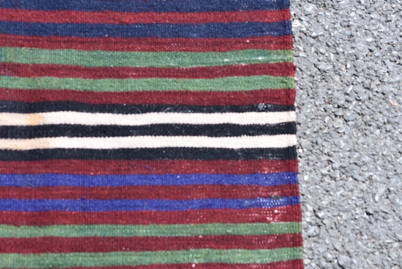 turkish boho kilim runner bohemian kilim runner large kilim rug vintage kilim rug 5.5 x 13.0 ft rustic decor handwoven kilim runner Cod3748