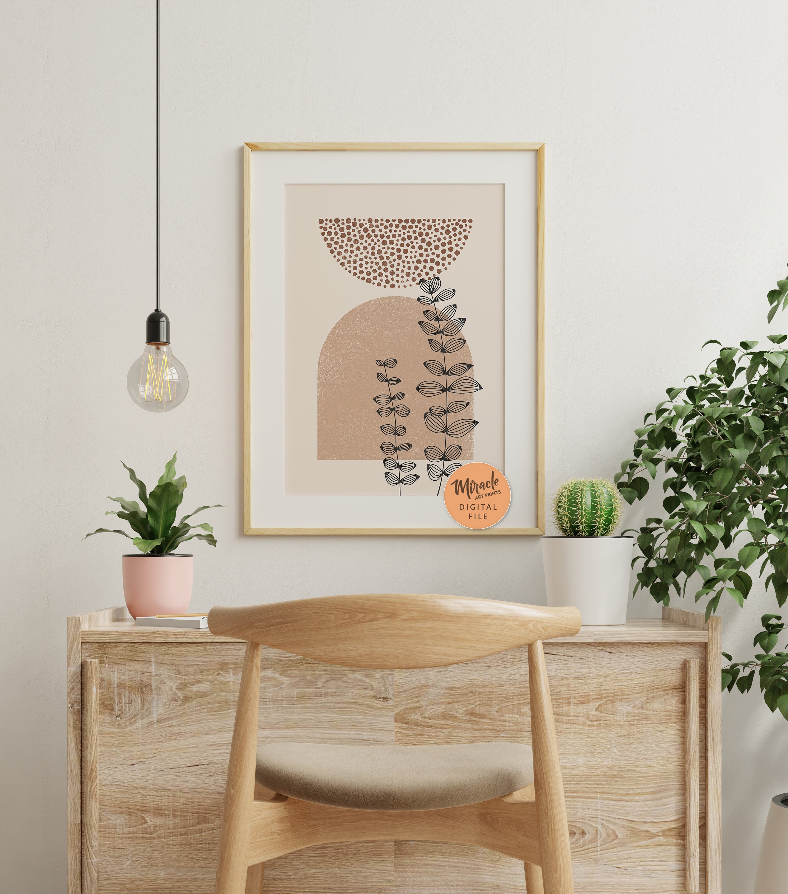 Mid Century Modern Art Prints Gallery Wall Set Set of 2 | Etsy