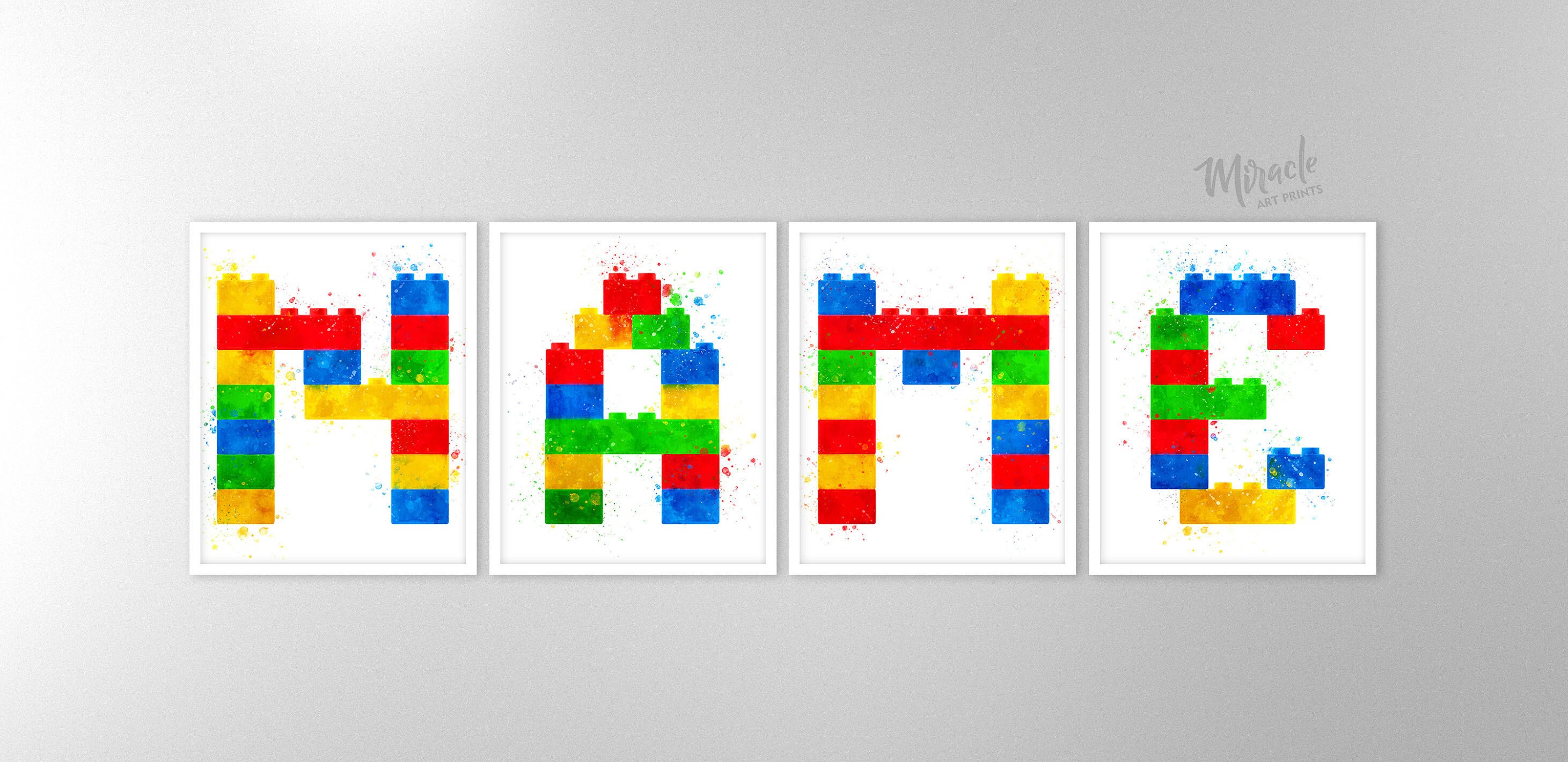 Building Blocks Name Building Blocks Personalize Building Etsy