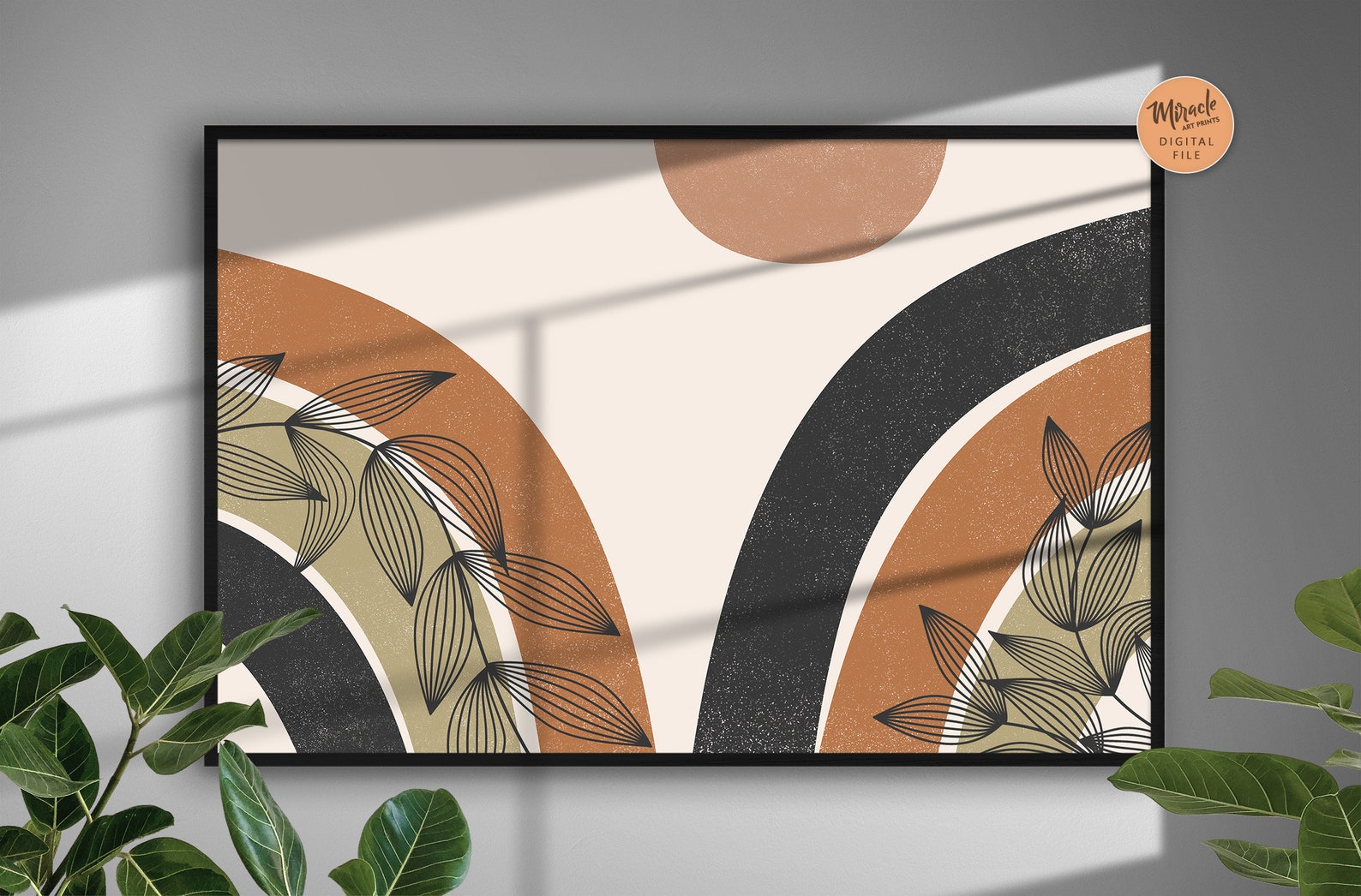 Boho horizontal wall art boho wall art bohemian wall art Etsy