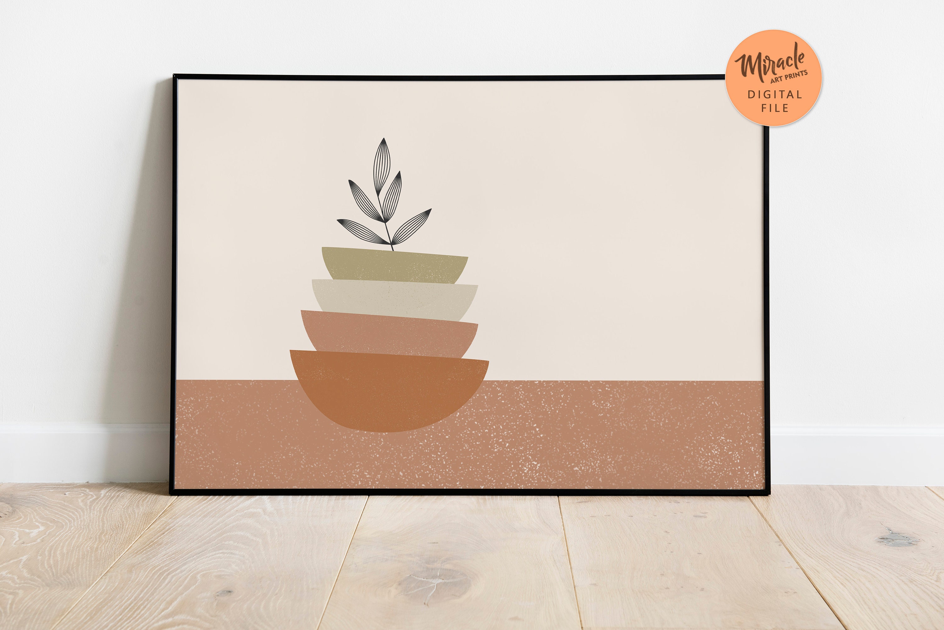 Boho horizontal wall art boho wall art bohemiant horizontal Etsy