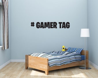 Fortnite Wall Sign Etsy - fortnite customizable name room decal