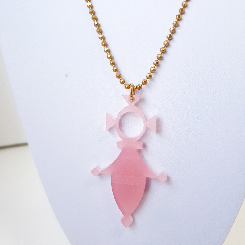 Amulet Handcrafted Charm TiTi Berber Moroccan Big Pendant Spiritual Jewelry Unique Necklace Berber Moroccan modern Style Two side