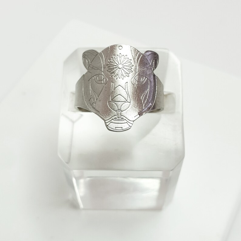 Resizable Handmade Ring Valentine/'s Day Gifts Jaguar Ring him and her Ring Silver or Gold Plated Ring 2 Jaguar rings