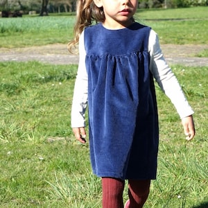 Kleid Cord, Blau