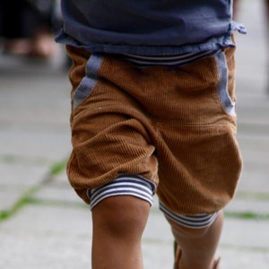 Short Corduroy Bloomers, Camel