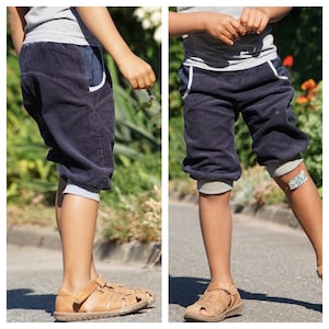 Short bloomers Corduroy, Navy