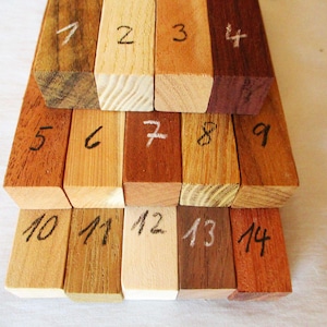 Ballpoint pen blanks, pen blanks, precious wood, handcrafted items, writing instruments, blanks, wood, accessories, ballpoint pens
