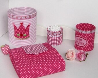 Small tin for changing table (cotton swabs...)