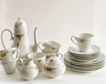 Kaffeeservice Rosenthal Romanze in Dur, designed by Björn Wiinblad