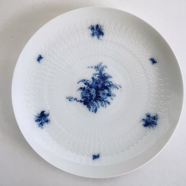 Kuchenteller, Tortenplatte, Rosenthal Romanze in Blau