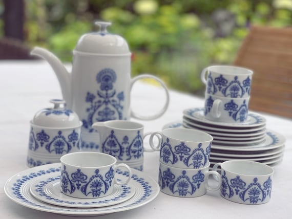 Melitta Mocha Service / Coffee Service / Jeverland 'frisian Blue