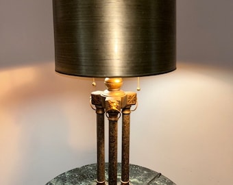 ORE International 36″ Traditional Resin Table Lamp with Bronze Shade