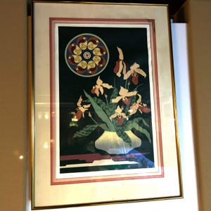 Vintage Signed Sandra Sked Lima "84" #4 of 55 "Rives, Peter et Rogruses" Artwork