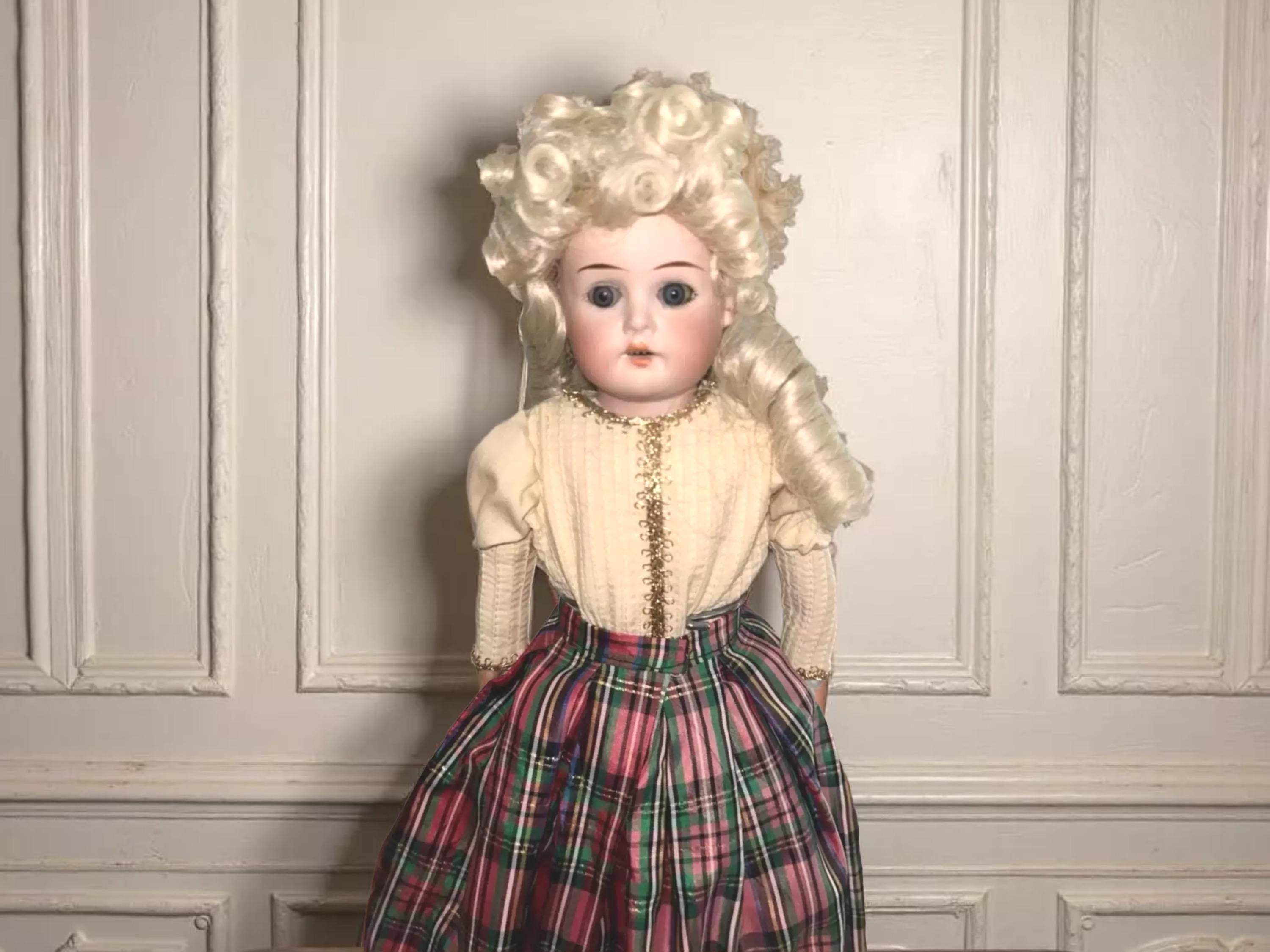 アンティーク ビスクドール Simon Halbig Bergmann 62 Antique C.M. Bergmann / Simon & Halbig Doll (Lot 336 - Mid-Summer