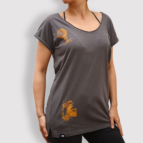 Frauen T-Shirt aus Bio-Baumwolle mit Rundhals