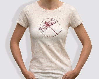 Frauen T-Shirt aus Bio-Baumwolle mit Rundhals