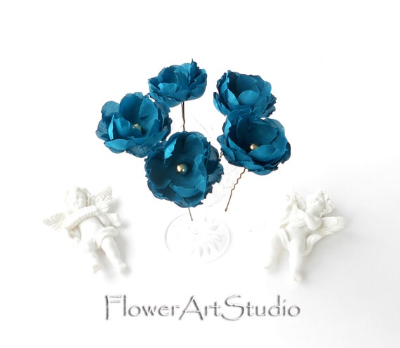 hair flowers small