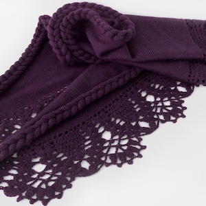 Plum Color Shawl, Wine Crochet Shawl, Eggplant Capelet, Wedding Wrap, Bridal Shawl, Bridal Cover Up, Wedding Bolero, for Bridesmaids