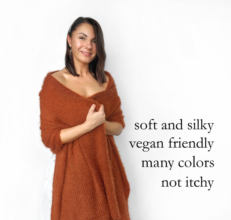 burnt orange shawl