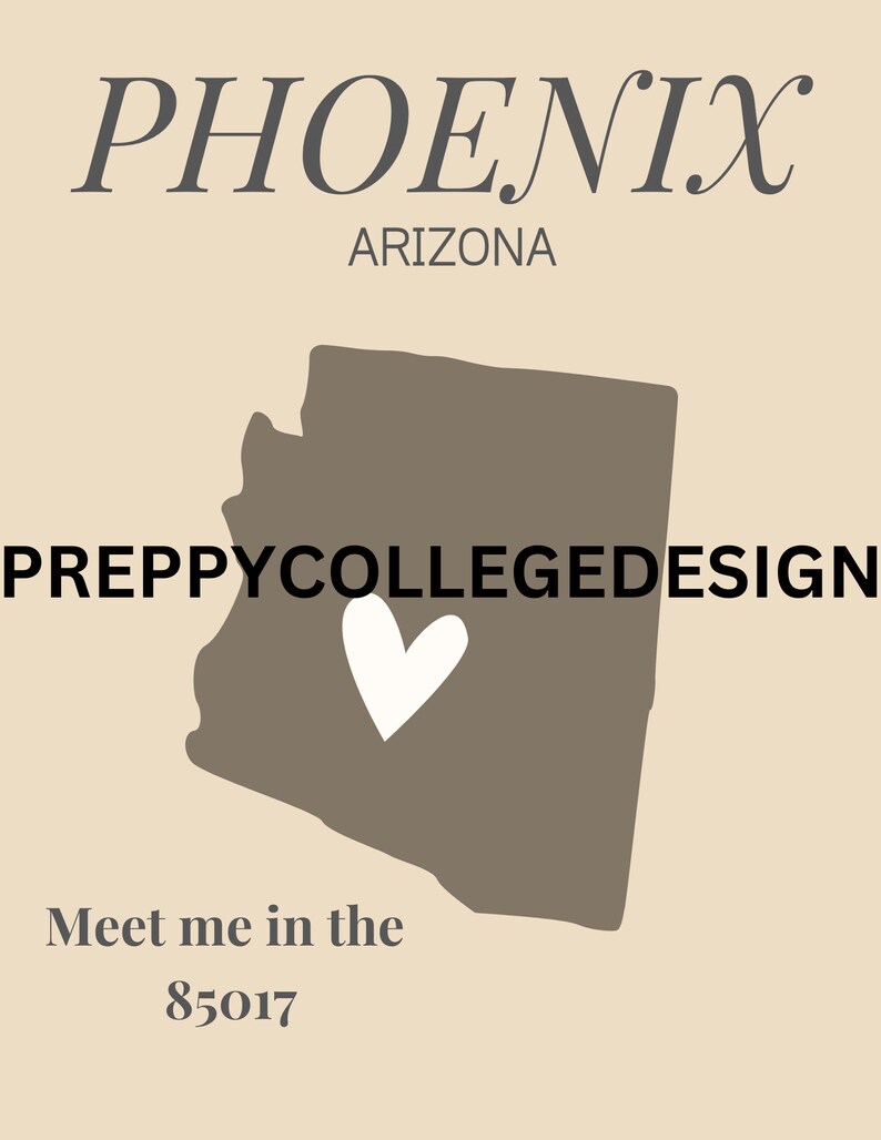 Grand Canyon University College Digital Designs Etsy