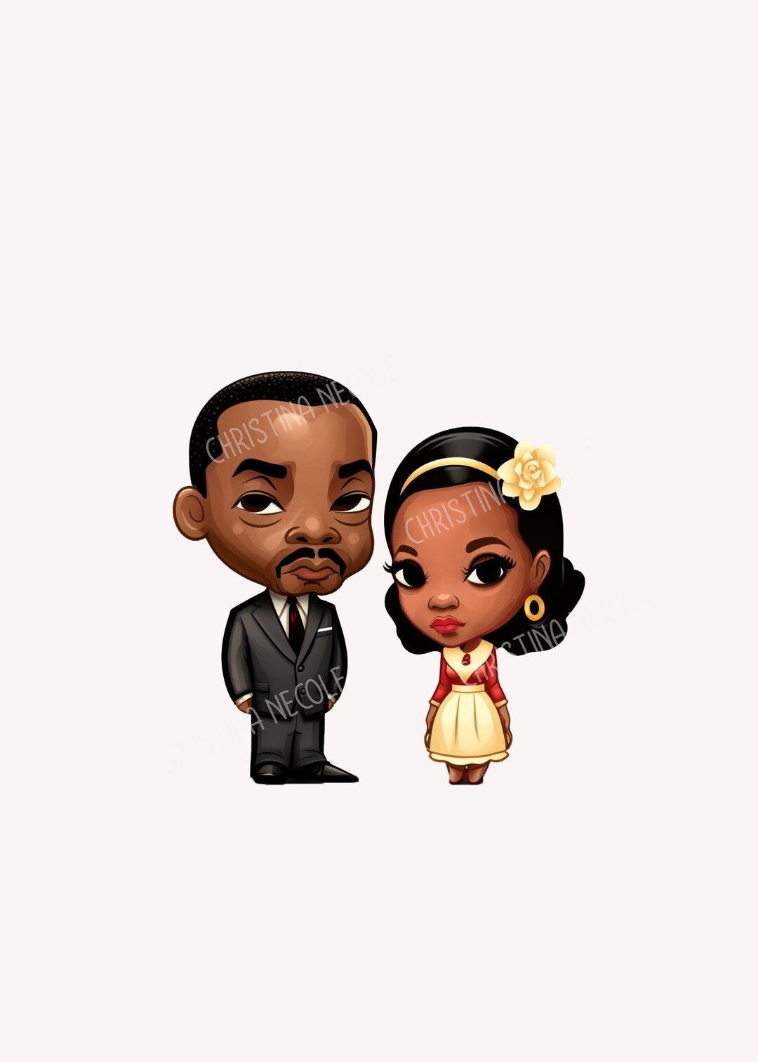 Martin Luther King and Coretta Scott King - Etsy