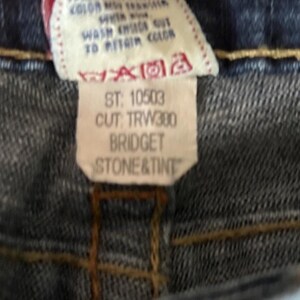 True Religion Y2K Bridget Jeans Womens 29 Low Rise Flare Denim Stitch USA Made image 5