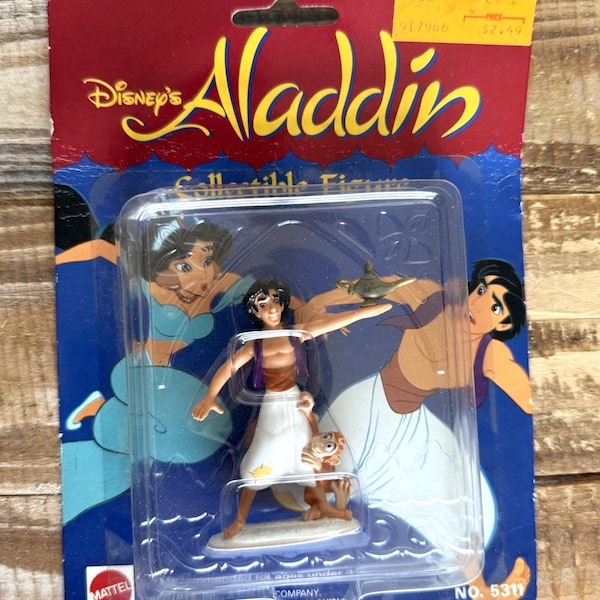 Disney Aladdin Figure Vintage 1992 No. 5311 New in Box Mattel
