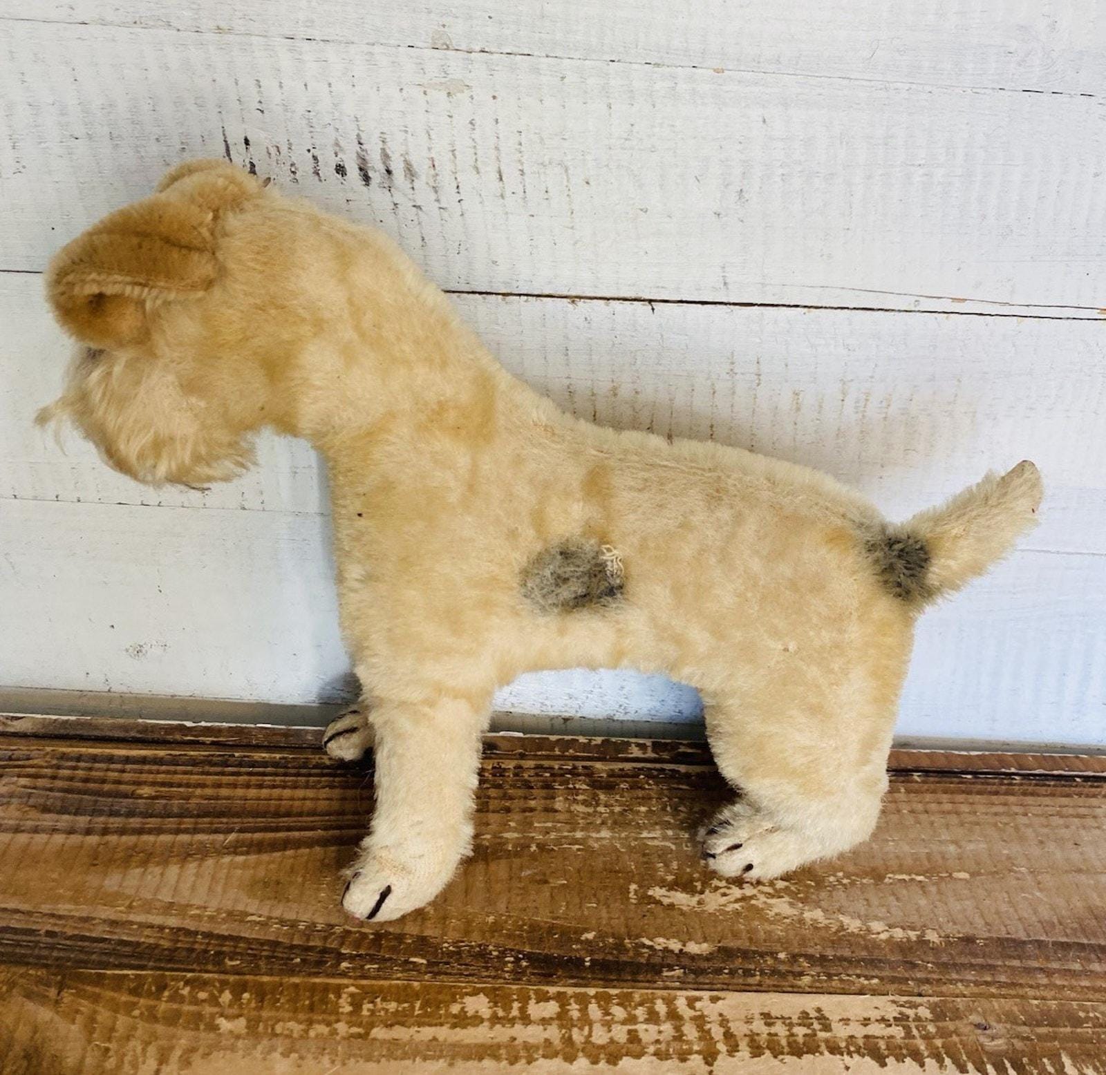 Vintage 1940s Steiff Fox Terrier Mohair Dog Germany 11
