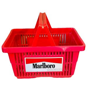 レア品 マルボロ Marlboro アンティーク ショッピングバスケット Marlboro Basket - Etsy