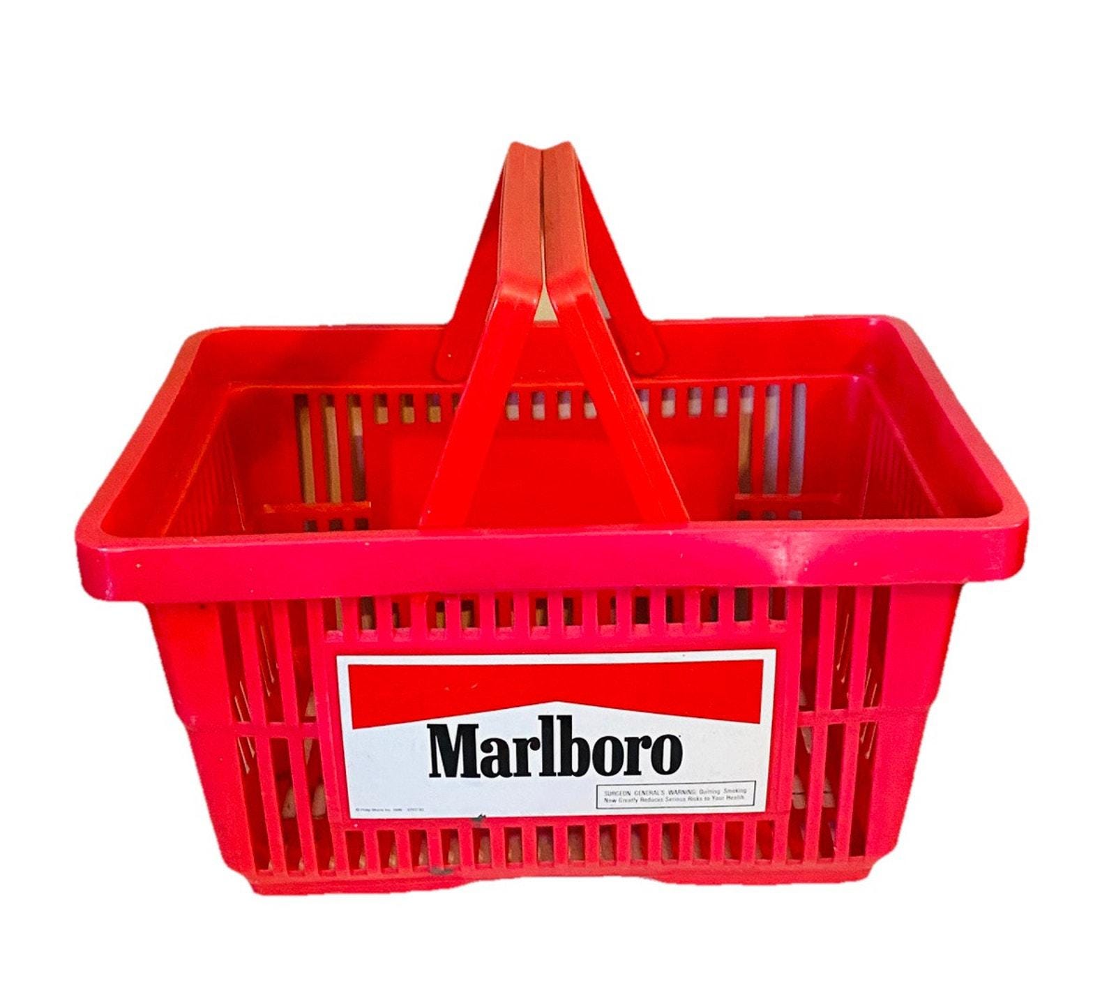 レア品 マルボロ Marlboro アンティーク ショッピングバスケット Marlboro Basket - Etsy