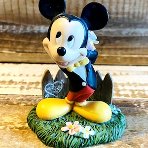 Figurine Mickey Mouse Danbury Mint Calendrier perpétuel Disney Février image 1
