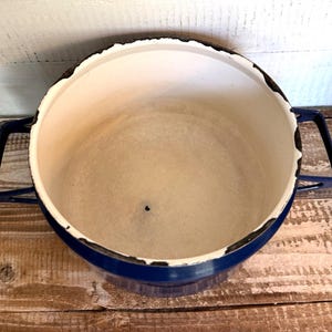 Finel Arabia Seppo Mallat Blue Enamel Pot Set With Lids Mid Century Modern image 4