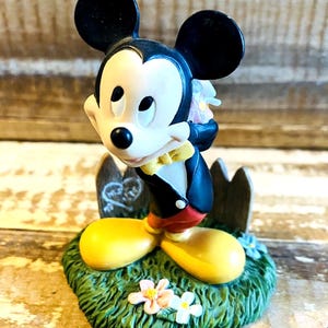 Figurine Mickey Mouse Danbury Mint Calendrier perpétuel Disney Février image 2