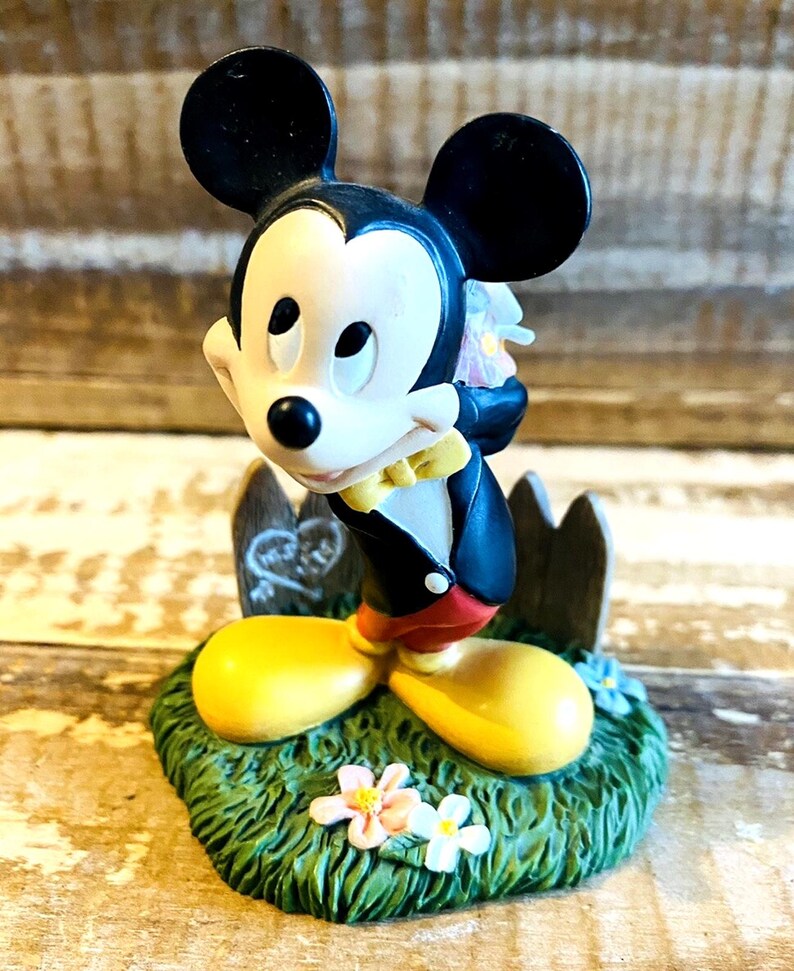 Figurine Mickey Mouse Danbury Mint Calendrier perpétuel Disney Février image 2