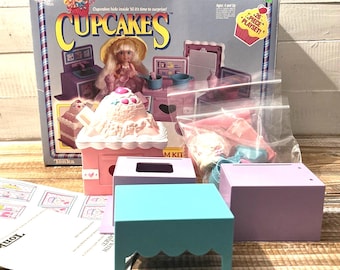 Tonka Playset Cupcakes Cake & Ice Cream Kitchen Vintage Toys #4083 Complete Unused