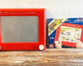 1990s Etch A Sketch Magic Screen 505 by Ohio Art - Retro