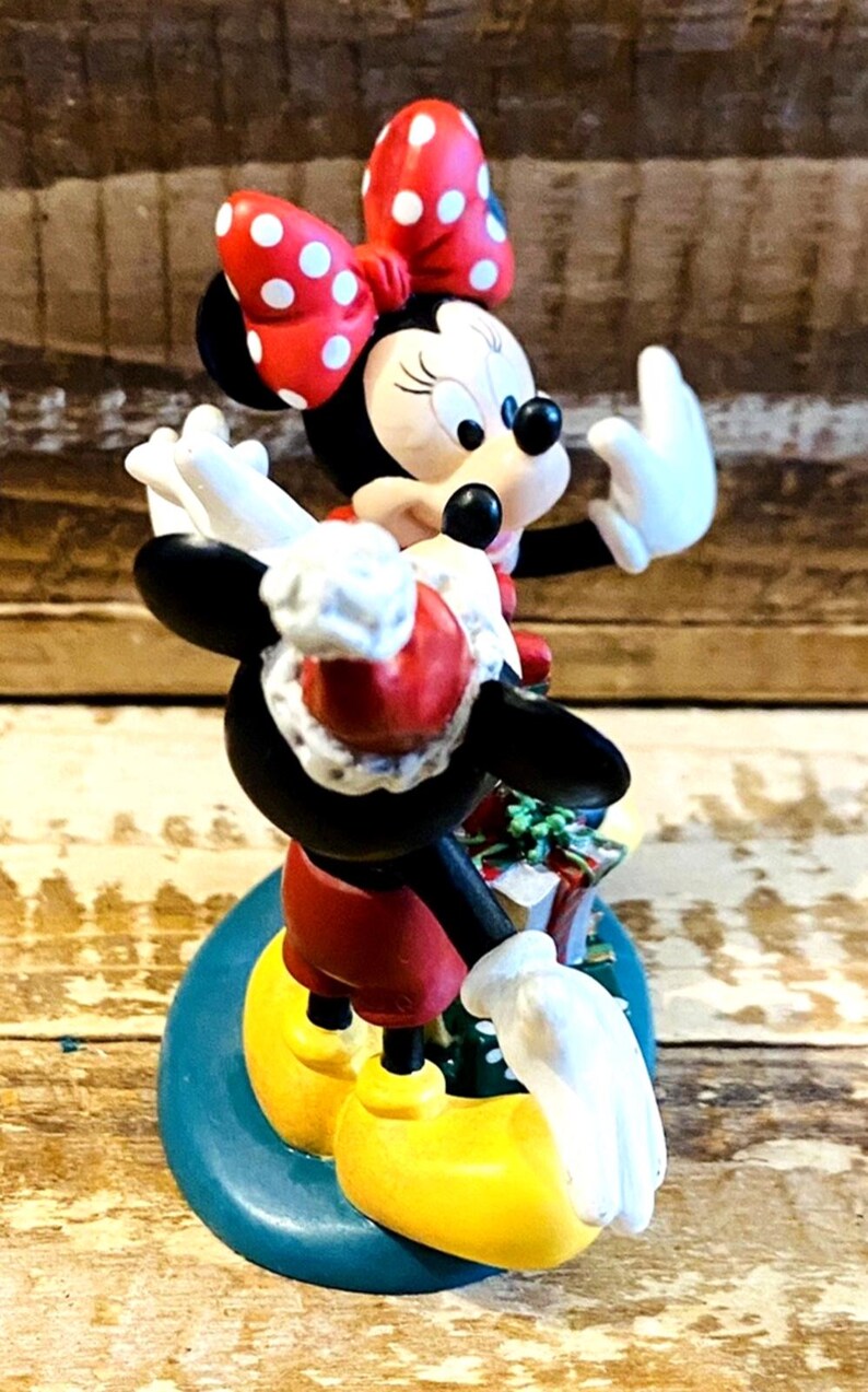 Danbury Mint Disney Perpetual Calendar December Mickey Minnie Mouse Figurine image 6