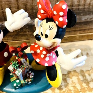 Danbury Mint Disney Perpetual Calendar December Mickey Minnie Mouse Figurine image 2