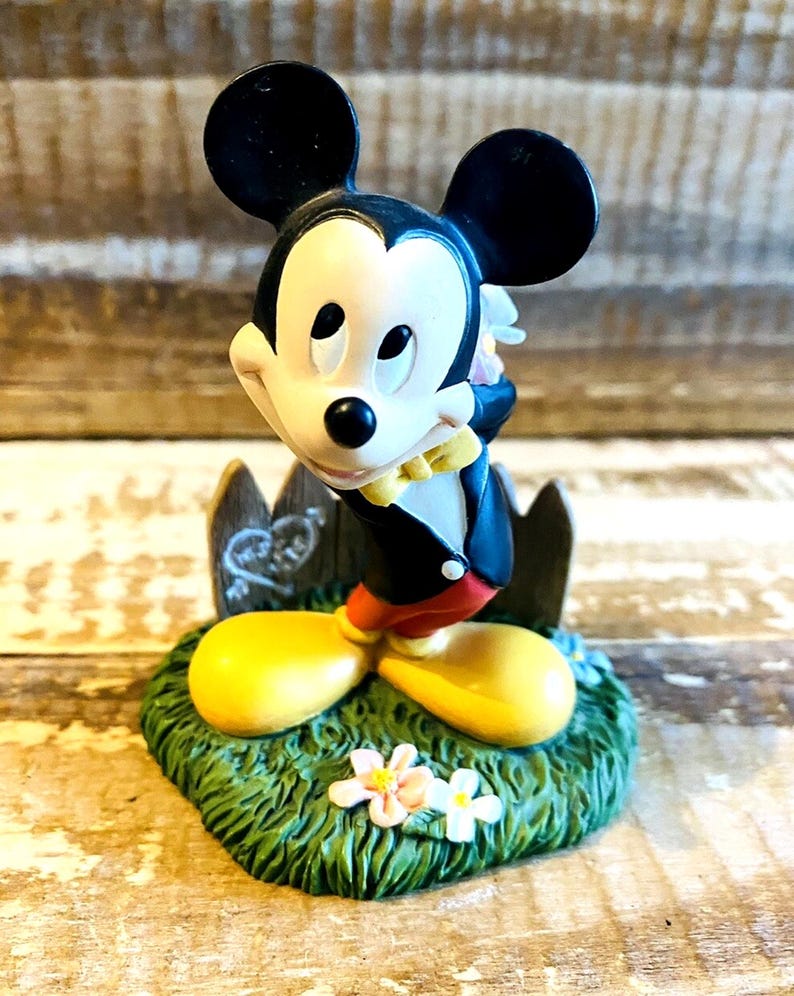 Figurine Mickey Mouse Danbury Mint Calendrier perpétuel Disney Février image 8