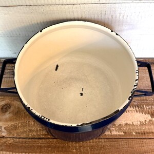 Finel Arabia Seppo Mallat Blue Enamel Pot Set With Lids Mid Century Modern image 8