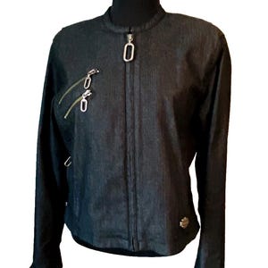 Vintage 2004 Harley Davidson Women&#39;s Jacket SZ Medium #97506-05vw