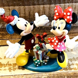 Danbury Mint Disney Perpetual Calendar December Mickey Minnie Mouse Figurine image 1