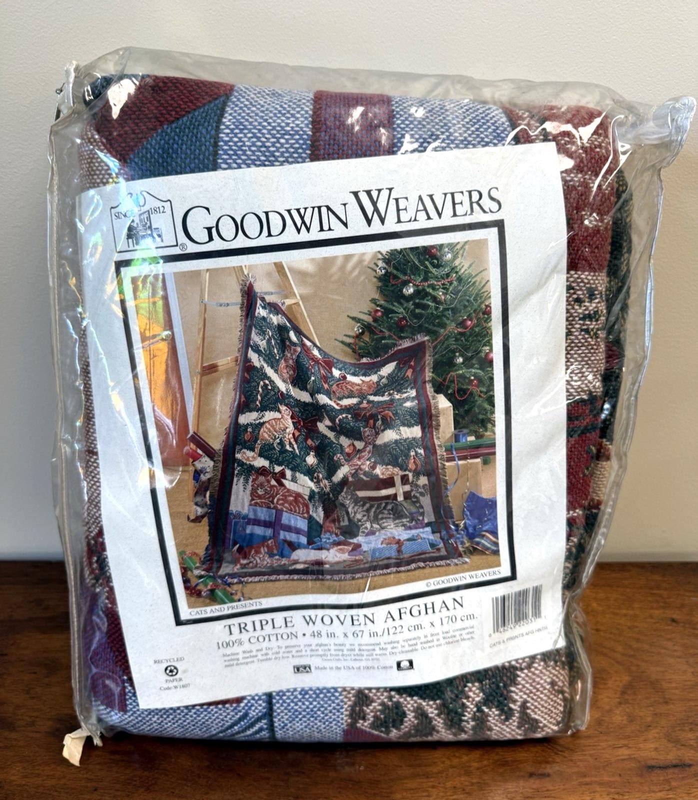 Vintage Goodwin Weavers Blanket - Etsy